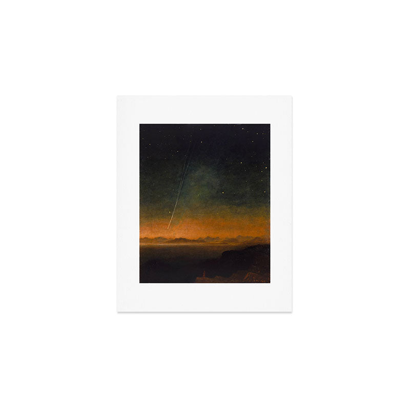 Smyth - The Great Comet of 1843 Sunset Magical Stars Art Print Gallery Image 1