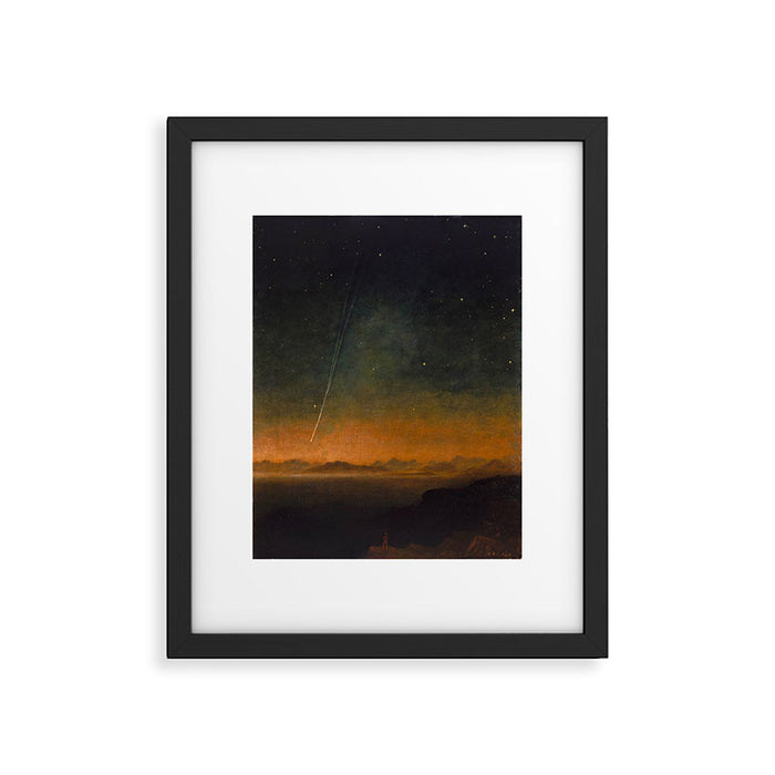 Smyth - The Great Comet of 1843 Sunset Magical Stars Framed Art Print Gallery Image 1