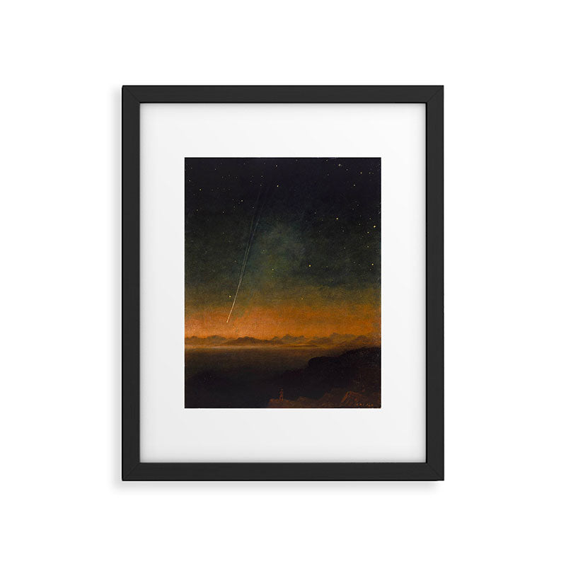 Smyth - The Great Comet of 1843 Sunset Magical Stars Framed Art Print Gallery Image 5