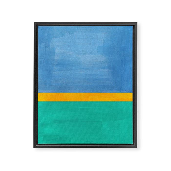 Sneaking Sun Framed Canvas Print Gallery Image 1