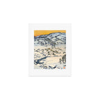 Snow Country Antique Japanese Woodblock Print Art Print Gallery Image 1