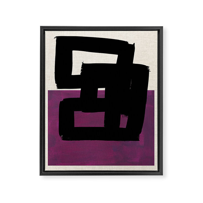 Square Grape Framed Canvas Print Gallery Image 1