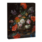 Still Life with Flowers and a Watch (c. 1660 - c. 1679)  Canvas Print Gallery Image 6