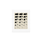 Studies of heredity in rabbits- William E.Castle - 1919 Cute Bunny Pattern Art Print Gallery Image 1