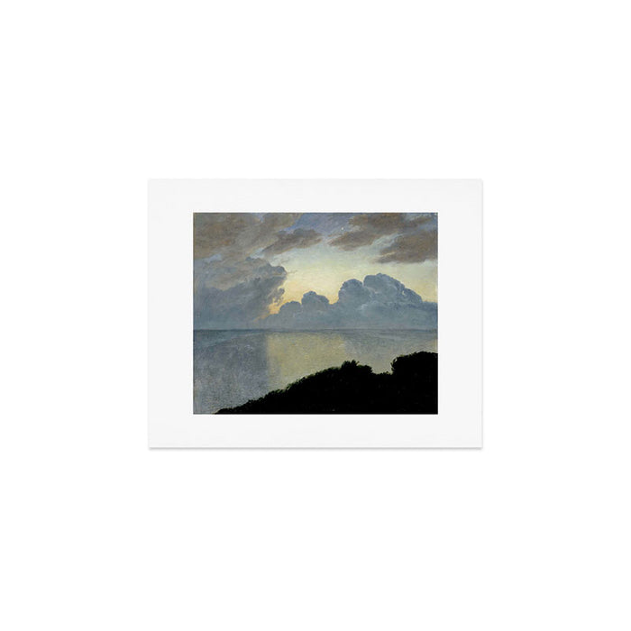 Summer night by the sea, tisvilde, 1900, Oil Landscape Painting  Art Print Gallery Image 1