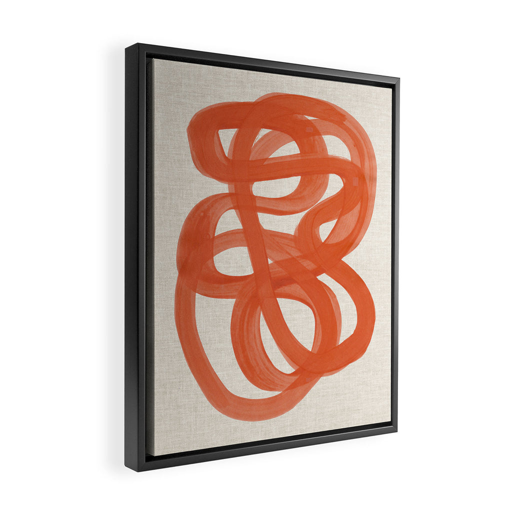Sunset Streaks Framed Canvas Print Gallery Image 2