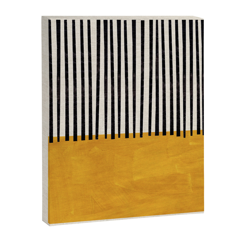 Sunshine Color Field Rothko Inspired Abstract Mid Century Modern Geometric Pattern Canvas Print Gallery Image 6