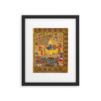  The beasts gathering before Solomon and Bilqis Islamic Antique Art Islamic Antique Art  Framed Art Print Gallery Image 5