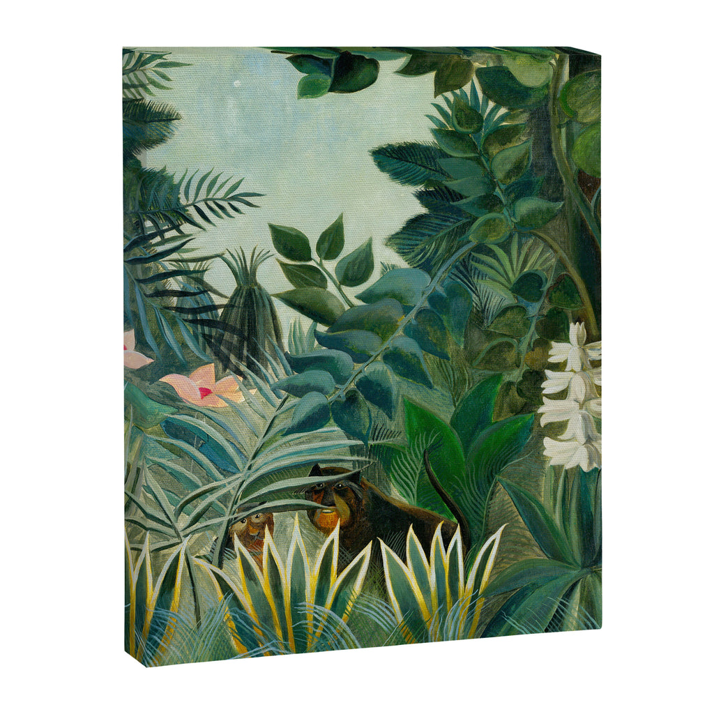 The Equatorial Jungle (1909) by Henri Rousseau Canvas Print Gallery Image 8