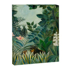 The Equatorial Jungle (1909) by Henri Rousseau Canvas Print Gallery Image 8