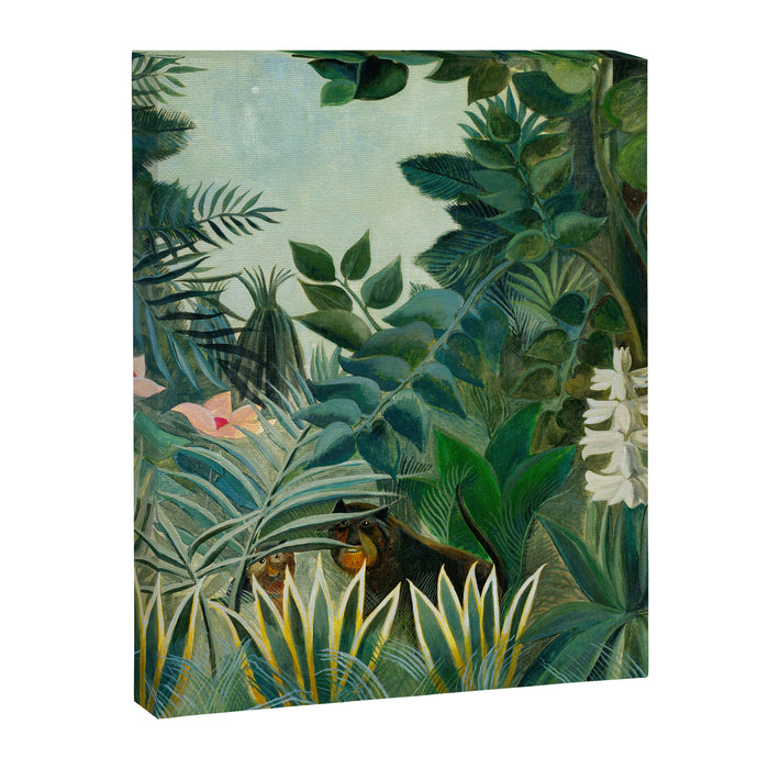 The Equatorial Jungle (1909) by Henri Rousseau Canvas Print Gallery Image 1