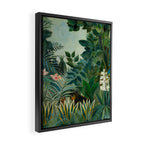 The Equatorial Jungle (1909) by Henri Rousseau Framed Canvas Print Gallery Image 2