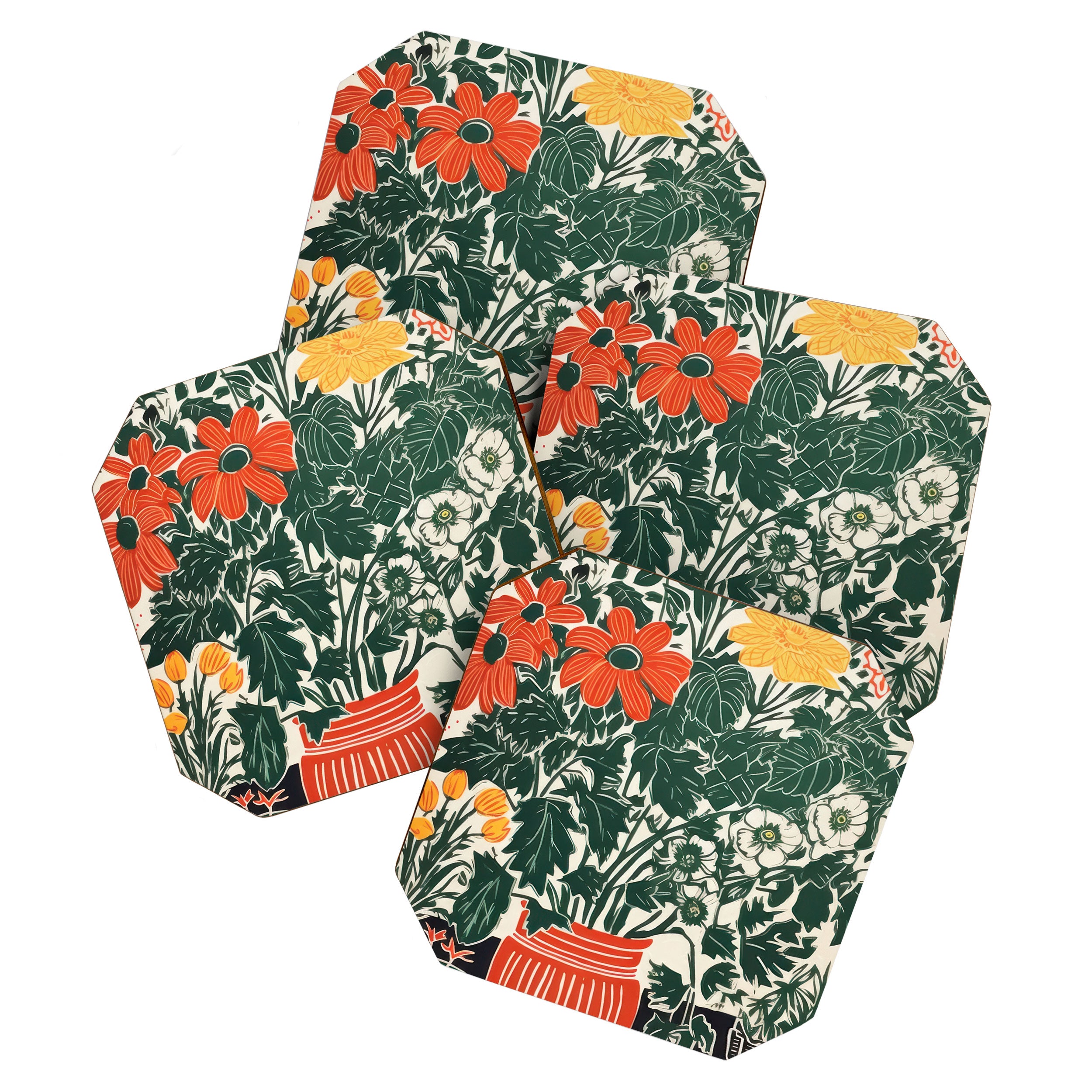 The Greenhouse Potted Garden Coaster Gallery Image 1