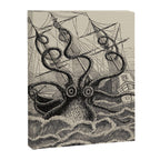 The octopus; or, The âDevil-fishâ - Henry Lee - 1875 Giant Octopus Sinking Ship Canvas Print Gallery Image 6