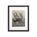 The octopus; or, The âDevil-fishâ - Henry Lee - 1875 Giant Octopus Sinking Ship Framed Art Print Gallery Image 5