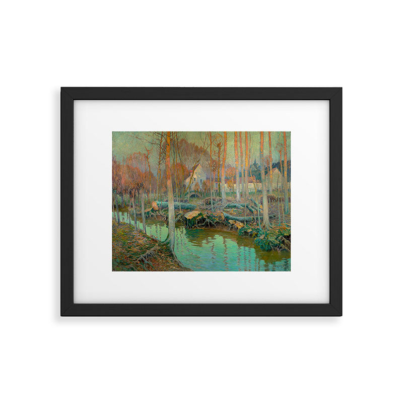 The Old Mill in Giverny, 1899 Framed Art Print Gallery Image 5