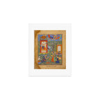 The picture of the Garden of Paradise, and the Queen of the Fairies on her throne, being joyous and merry Islamic Antique Art  Art Print Gallery Image 1