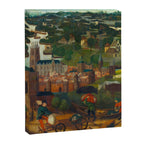 The Saint Elizabethâs Day Flood (c. 1490 - c. 1495) by Master of the St Elizabeth Panels  Canvas Print Gallery Image 6