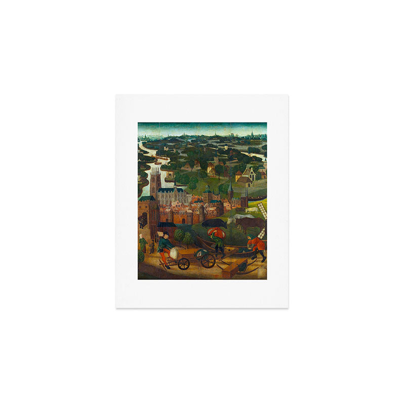 The Saint Elizabethâs Day Flood (c. 1490 - c. 1495) by Master of the St Elizabeth Panels  Art Print Gallery Image 1