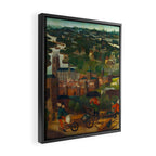 The Saint Elizabethâs Day Flood (c. 1490 - c. 1495) by Master of the St Elizabeth Panels  Framed Canvas Print Gallery Image 2