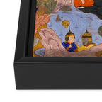 The Seven Sleepers of Ephesus Discovered by Alexander the Great, Folio from a Falnama (Book of Omens)  Framed Canvas Print Gallery Image 3