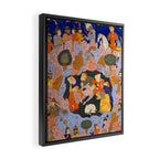 The Seven Sleepers of Ephesus Discovered by Alexander the Great, Folio from a Falnama (Book of Omens)  Framed Canvas Print Gallery Image 2