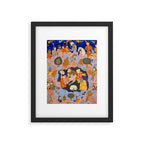 The Seven Sleepers of Ephesus Discovered by Alexander the Great, Folio from a Falnama (Book of Omens)  Framed Art Print Gallery Image 5