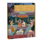 The Story of the Princess of the Blue Pavillion Antique Indian Miniature Painted Illustration Canvas Print Gallery Image 6