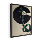 The strangling of a poisonous snake, representing the crushing colour lithograph G. Dorival 1918 Framed Canvas Print Gallery Image 2