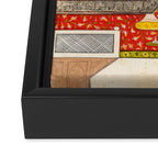 The Timid Bride Indian Painting Miniature  Framed Canvas Print Gallery Image 3