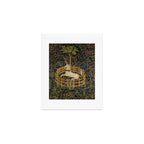 The Unicorn Rests in a Garden from the Unicorn Tapestries Art Print Gallery Image 1