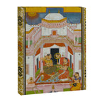 The Vilaval Ragini Antique Indian Miniature Painted Illustration Canvas Print Gallery Image 6