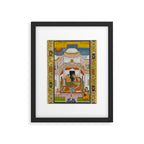 The Vilaval Ragini Antique Indian Miniature Painted Illustration Framed Art Print Gallery Image 5