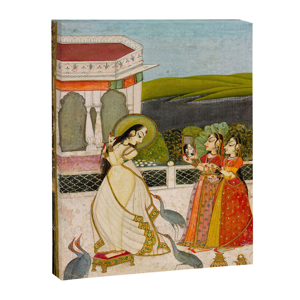 The Vilaval Ragini, c. 1780 Unknown artist Indian Miniature Painting  Canvas Print Gallery Image 6
