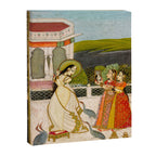 The Vilaval Ragini, c. 1780 Unknown artist Indian Miniature Painting  Canvas Print Gallery Image 6