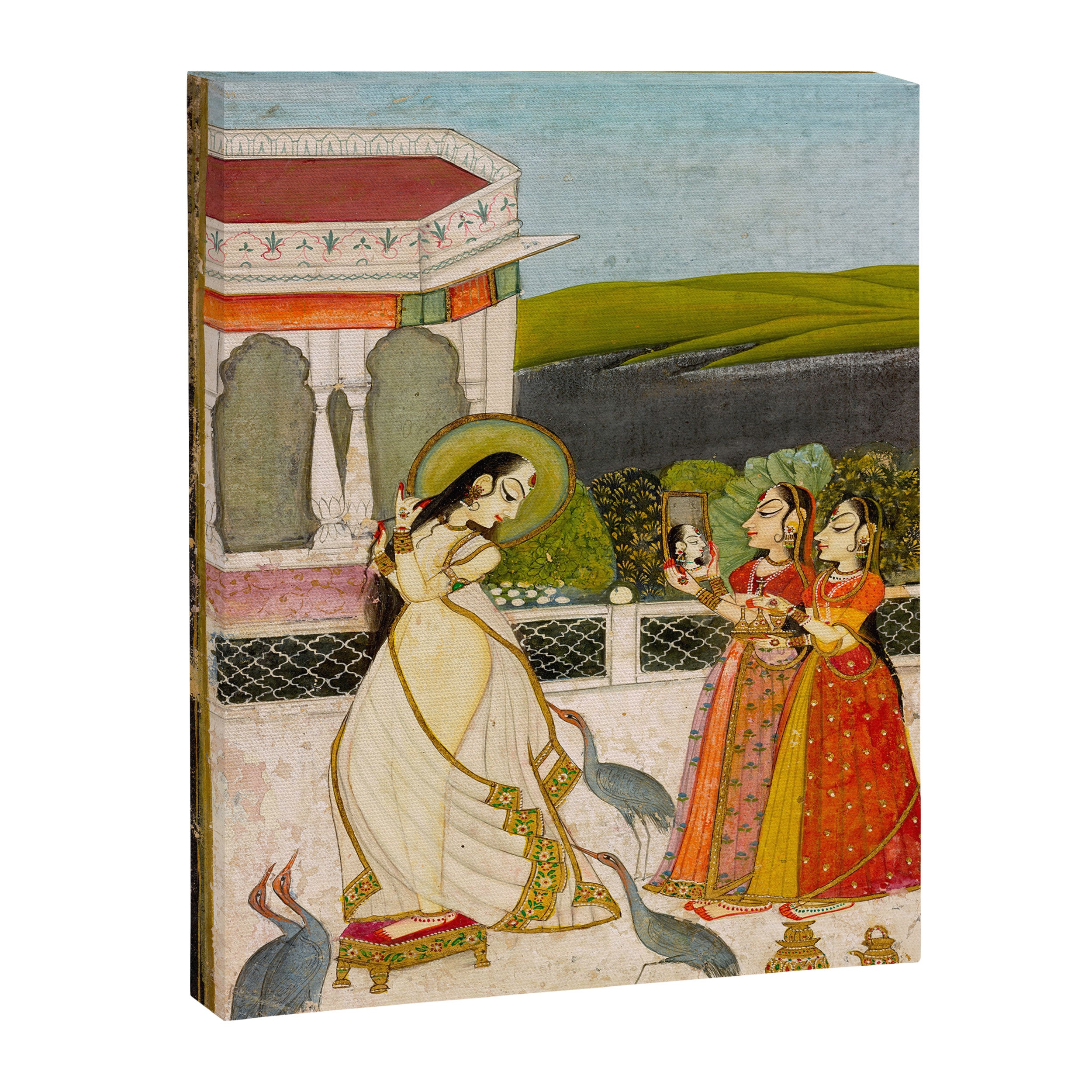 The Vilaval Ragini, c. 1780 Unknown artist Indian Miniature Painting  Canvas Print Gallery Image 6