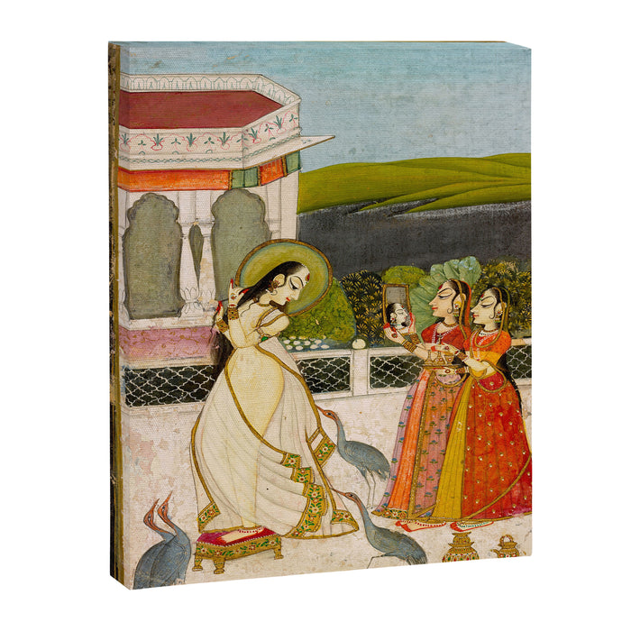 The Vilaval Ragini, c. 1780 Unknown artist Indian Miniature Painting  Canvas Print Gallery Image 1