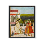 The Vilaval Ragini, c. 1780 Unknown artist Indian Miniature Painting  Framed Canvas Print Gallery Image 6