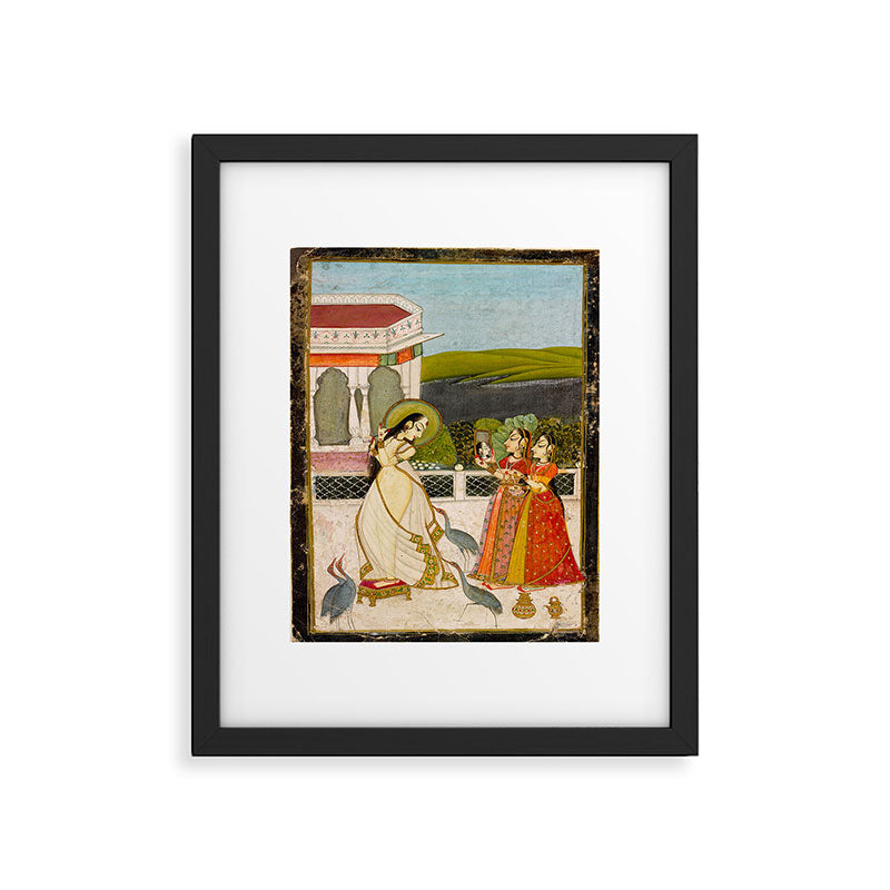 The Vilaval Ragini, c. 1780 Unknown artist Indian Miniature Painting  Framed Art Print Gallery Image 5