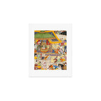 Artist Basawan (Designer) Title The Young Emperor Akbar Arrests the Insolent Shah Abuâl-Maali Indian Miniature Painting Art Print Gallery Image 1