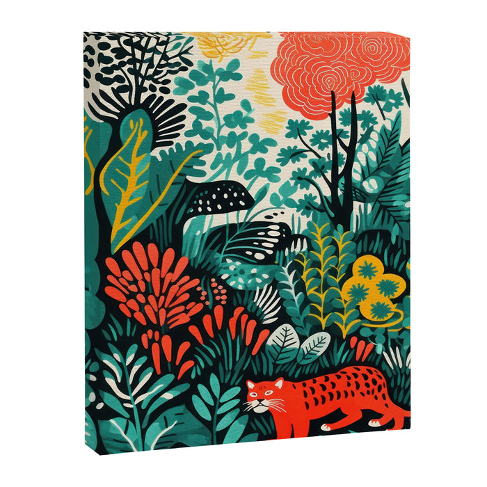 Tiger And His Utopia Canvas Print Gallery Image 1