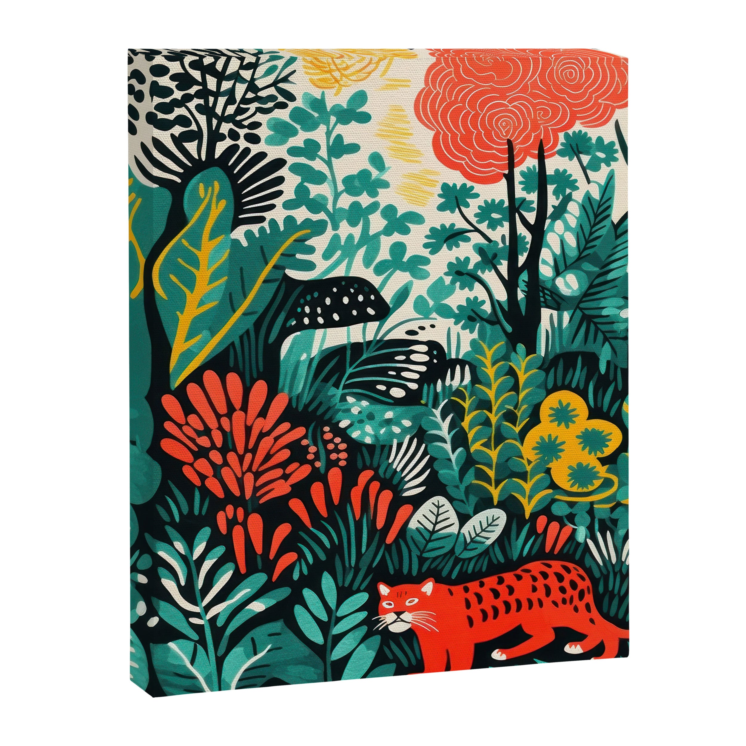Tiger And His Utopia Canvas Print Gallery Image 8