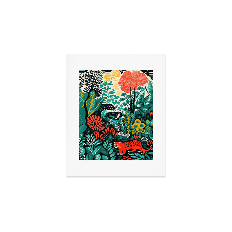 Tiger And His Utopia Art Print Gallery Image 1
