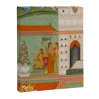 Title Ragini Gunakali, Page from a Jaipur Ragamala Set Place Rajasthan Indian Miniature Painting  Canvas Print Gallery Image 6