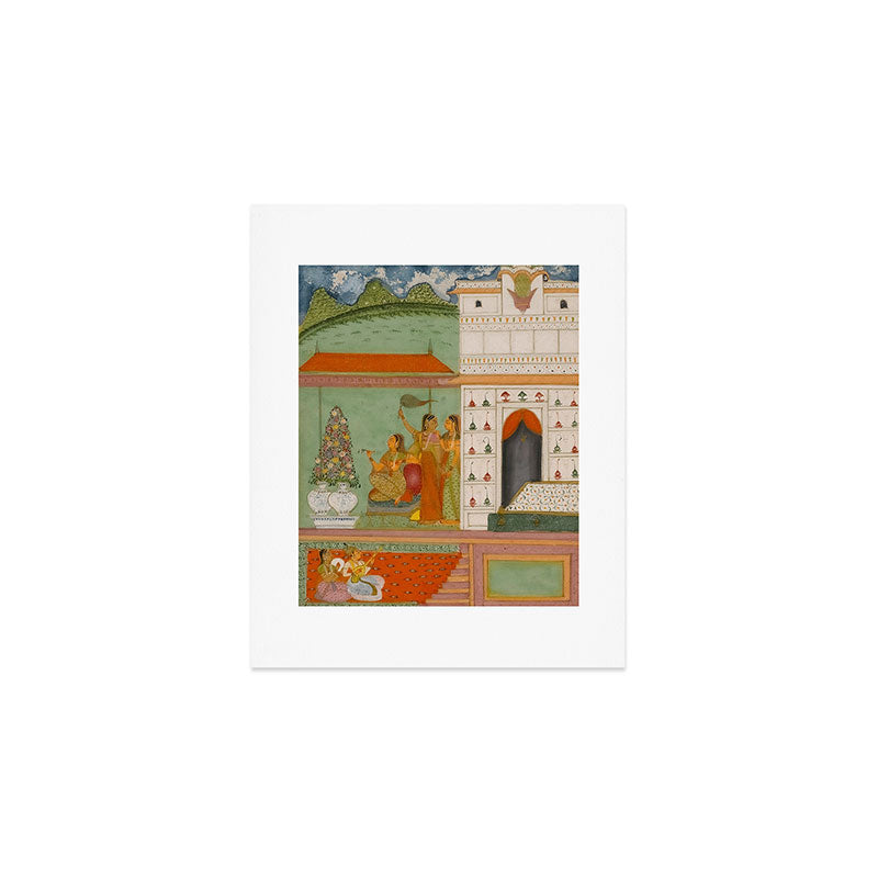 Title Ragini Gunakali, Page from a Jaipur Ragamala Set Place Rajasthan Indian Miniature Painting  Art Print Gallery Image 1