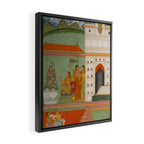 Title Ragini Gunakali, Page from a Jaipur Ragamala Set Place Rajasthan Indian Miniature Painting  Framed Canvas Print Gallery Image 2