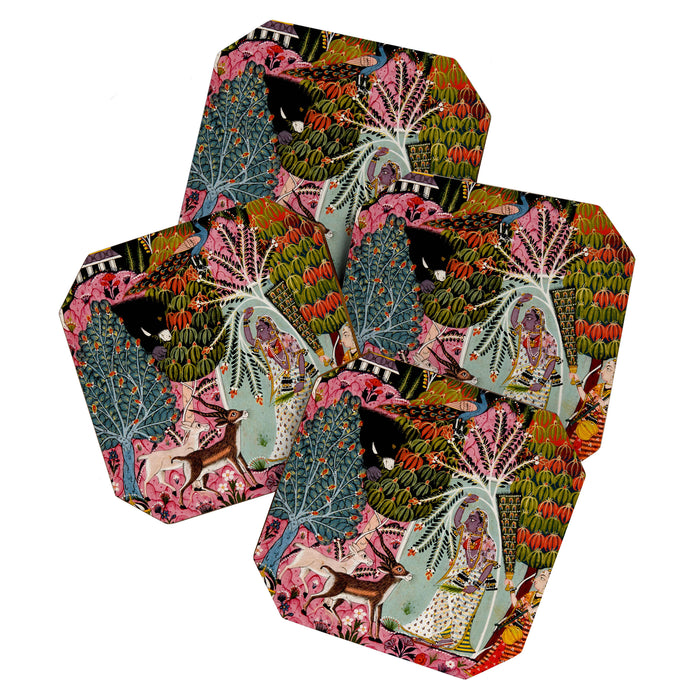 Todi Ragini Indian Painting Illustration Coaster Gallery Image 1