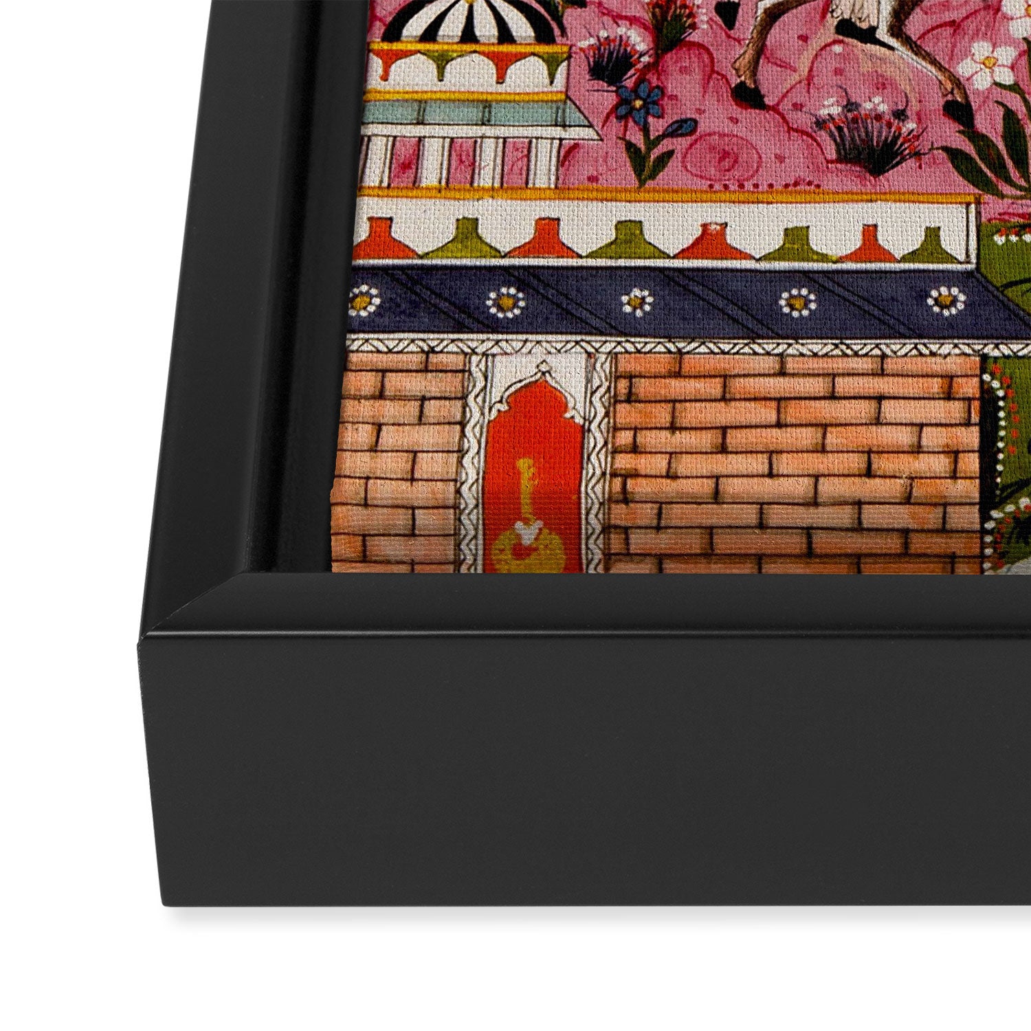 Todi Ragini Indian Painting Illustration Framed Canvas Print Gallery Image 3