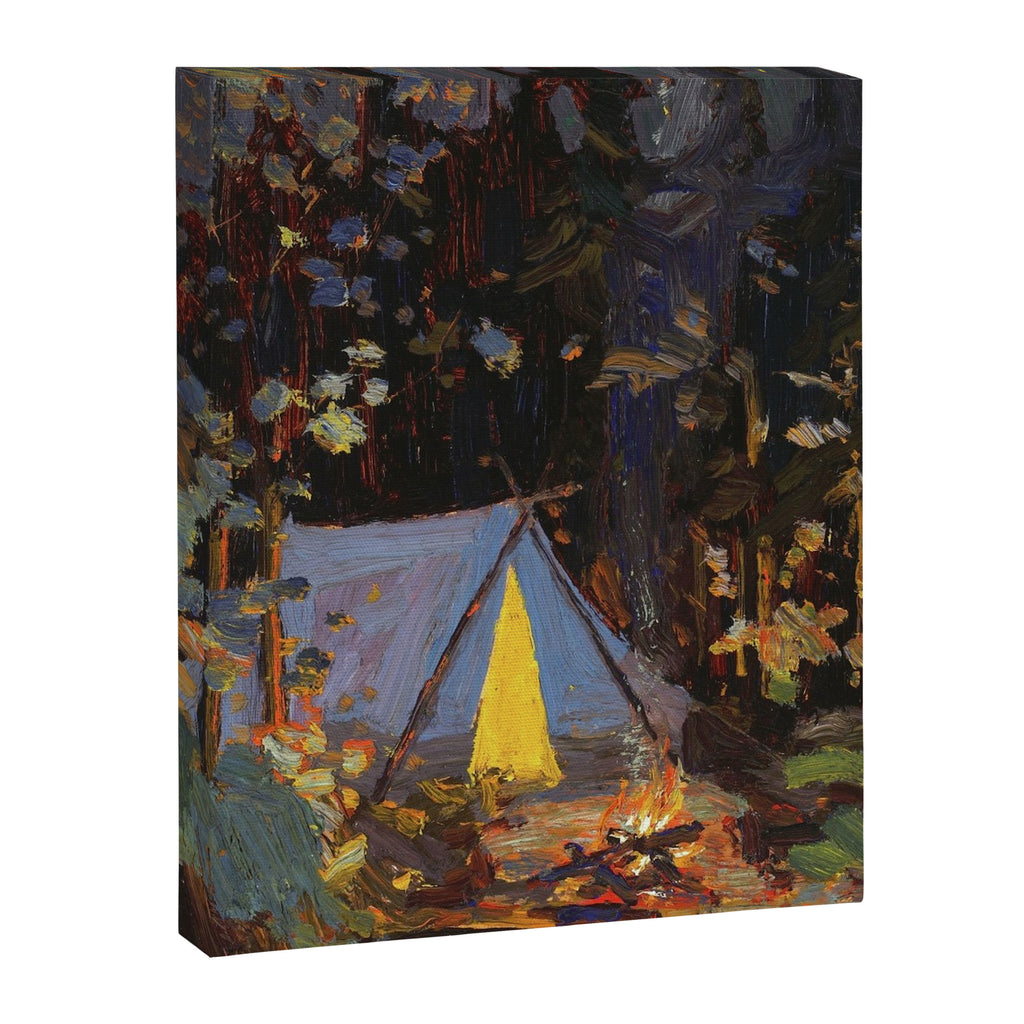 Tom Thomson Campfire 1916 Canadian Landscape Artist Canvas Print Gallery Image 6