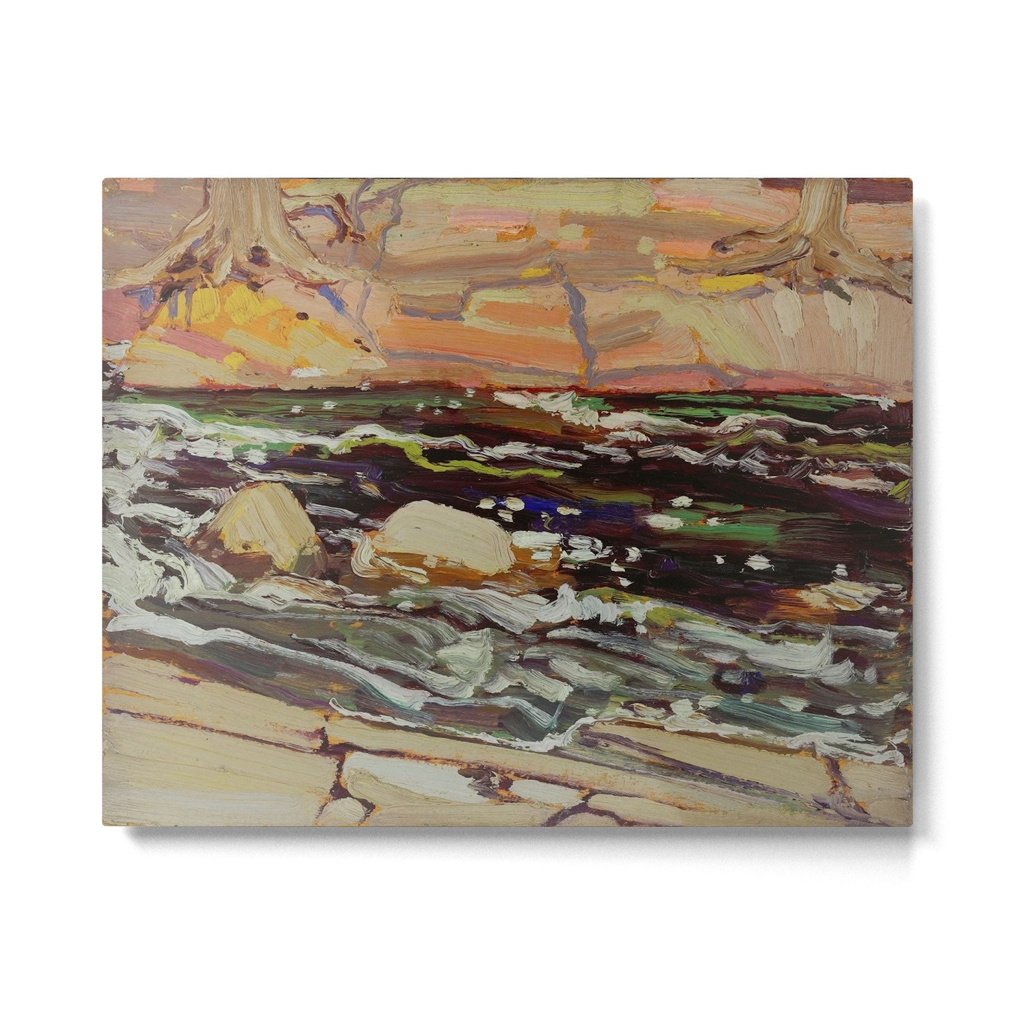 Tom Thomson Dark Waters spring 1916 Canadian Landscape Artist Metal Print Gallery Image 4
